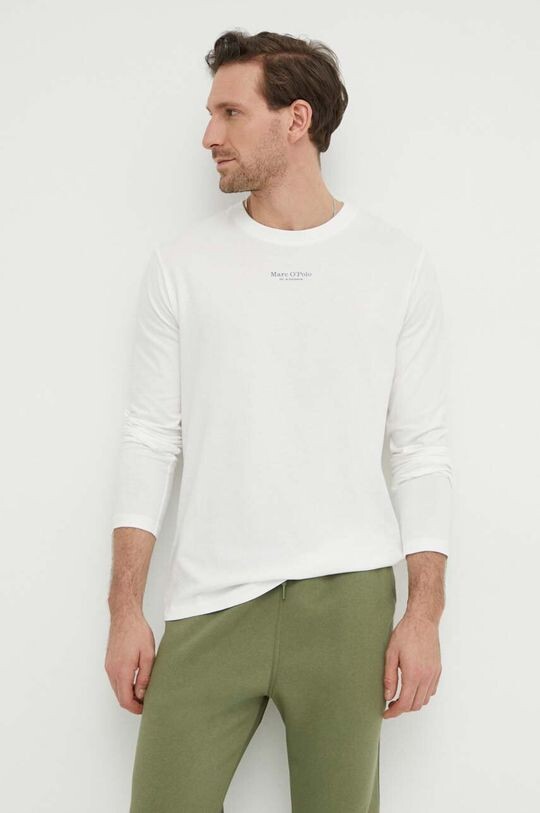 

Хлопковый топ с длинными рукавами Marc O'Polo, белый