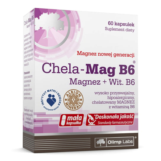 Olimp Chela-Mag B6 - 60 капсул Olimp Labs olimp labs биологически активная добавка к пище chela mag b6 690 мг 60 olimp labs витамины и минералы