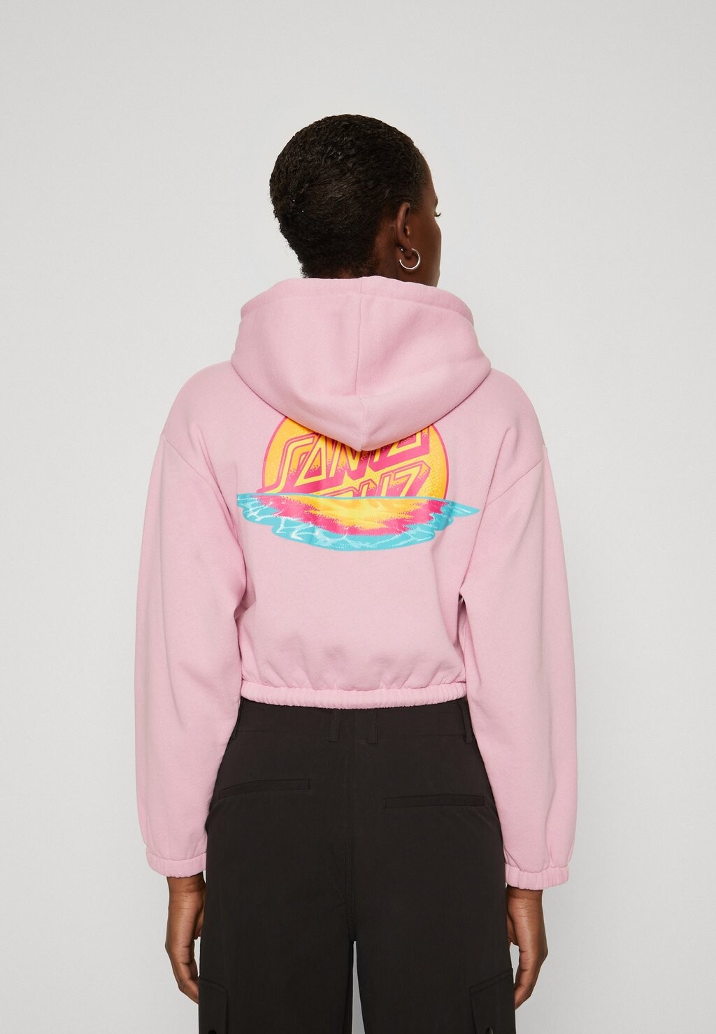 

Толстовка SUNRISE DOT ZIP HOOD Santa Cruz, цвет fondant pink