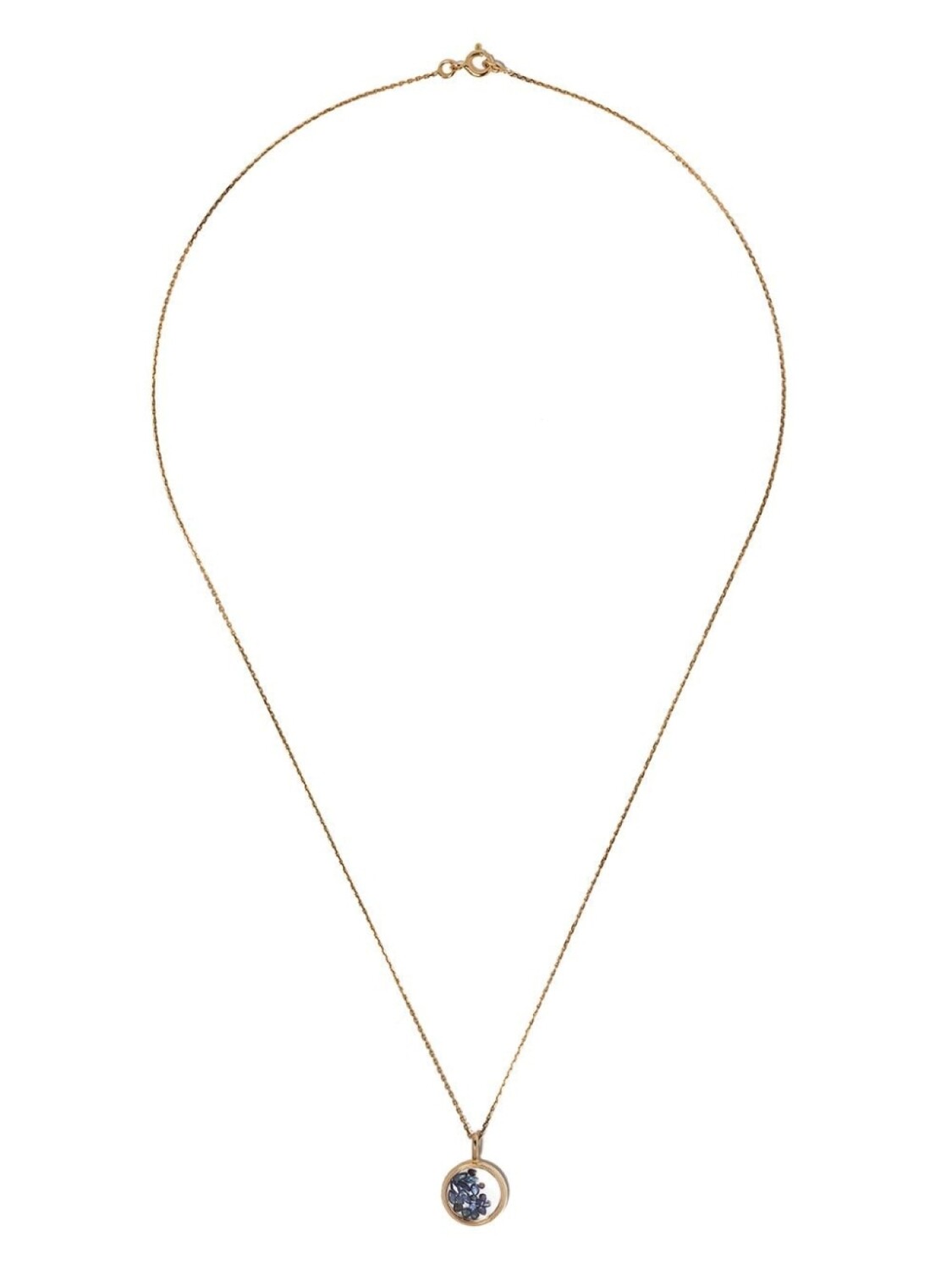 

Колье Chivor из желтого золота с сапфиром Aurelie Bidermann, золотой