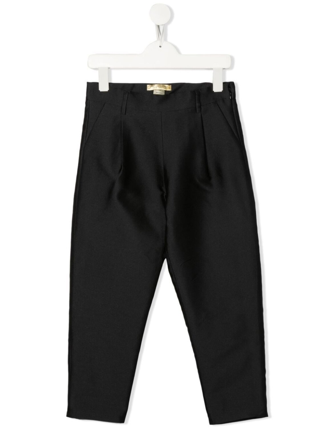 

Stella McCartney Kids зауженные брюки со складками, черный