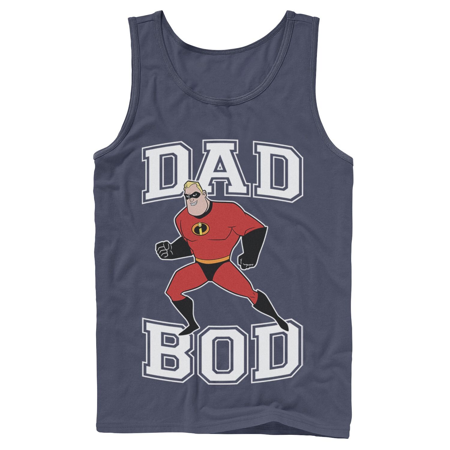 

Мужская майка с портретом Disney/Pixar Incredibles Mr. Incredible Dad Bod Disney / Pixar