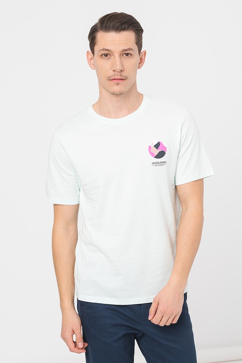 

Хлопковая футболка с принтом Jack & Jones, черный