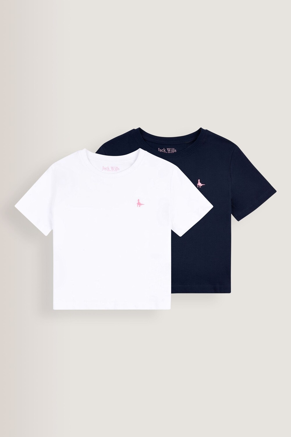 

Белые парные укороченные футболки Jack Wills, белый