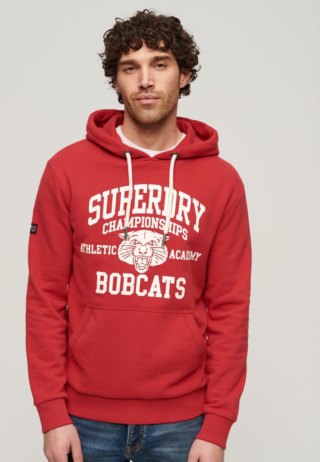 

Толстовка TRACK FIELD ATHLETIC GRAPHIC Superdry, красный