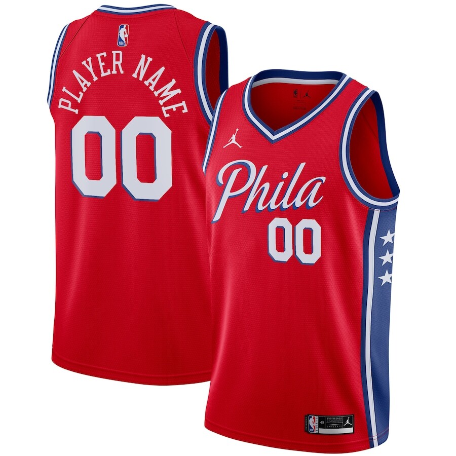 

Джерси Jordan Brand Philadelphia 76Ers, красный