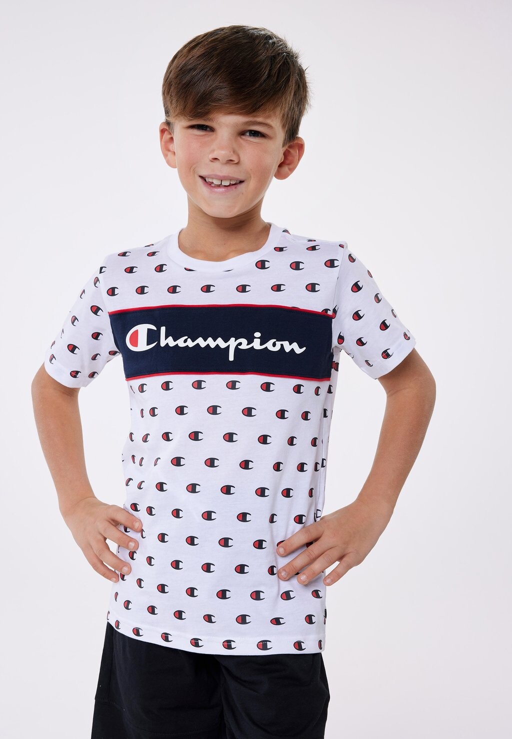 

Футболка с принтом ICONS CREWNECK Champion, цвет white