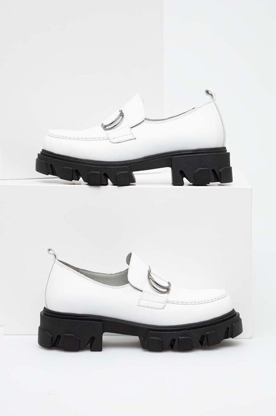 

Кожаные мокасины Answear Lab, белый
