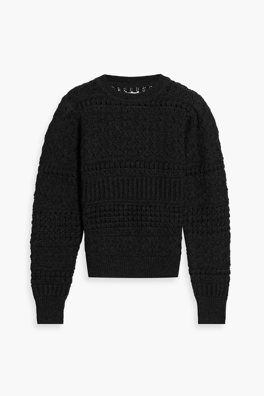 

Свитер Pippa крючком из смесовой шерсти ISABEL MARANT ÉTOILE, угольный
