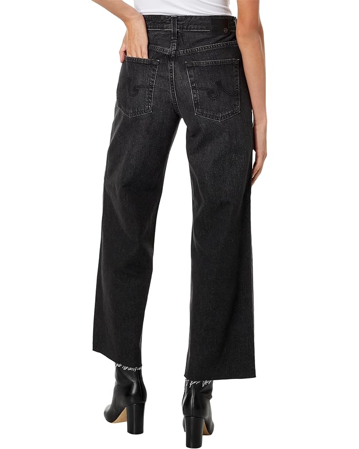 Джинсы AG Jeans Saige Wide Leg Crop in Metropolis, цвет Metropolis цена и фото