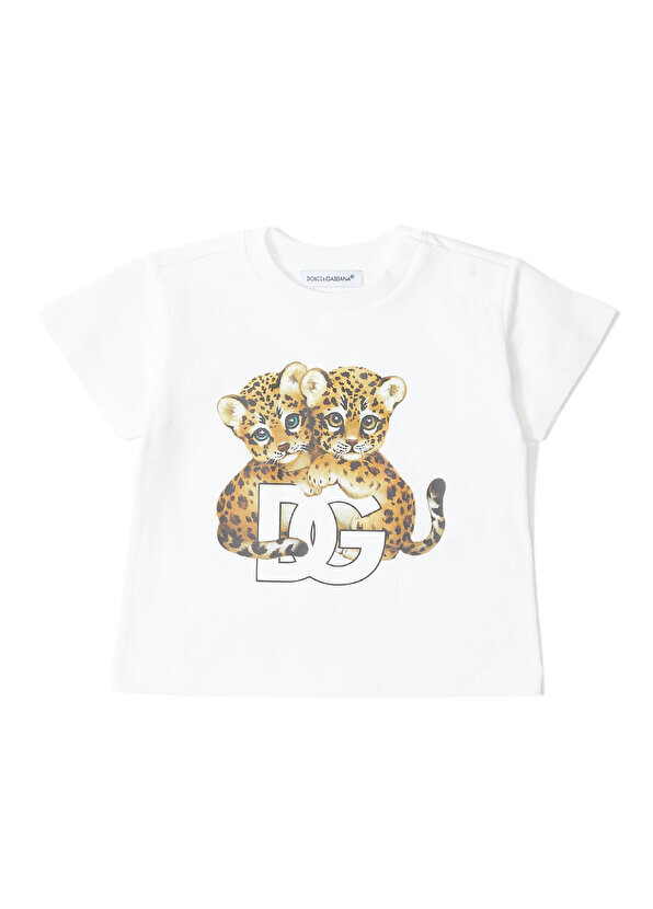 

Белая футболка с логотипом для мальчика Dolce&Gabbana