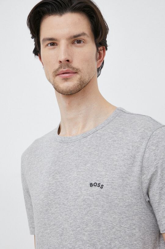 

Футболка ATHLEISURE из хлопка Boss, серый