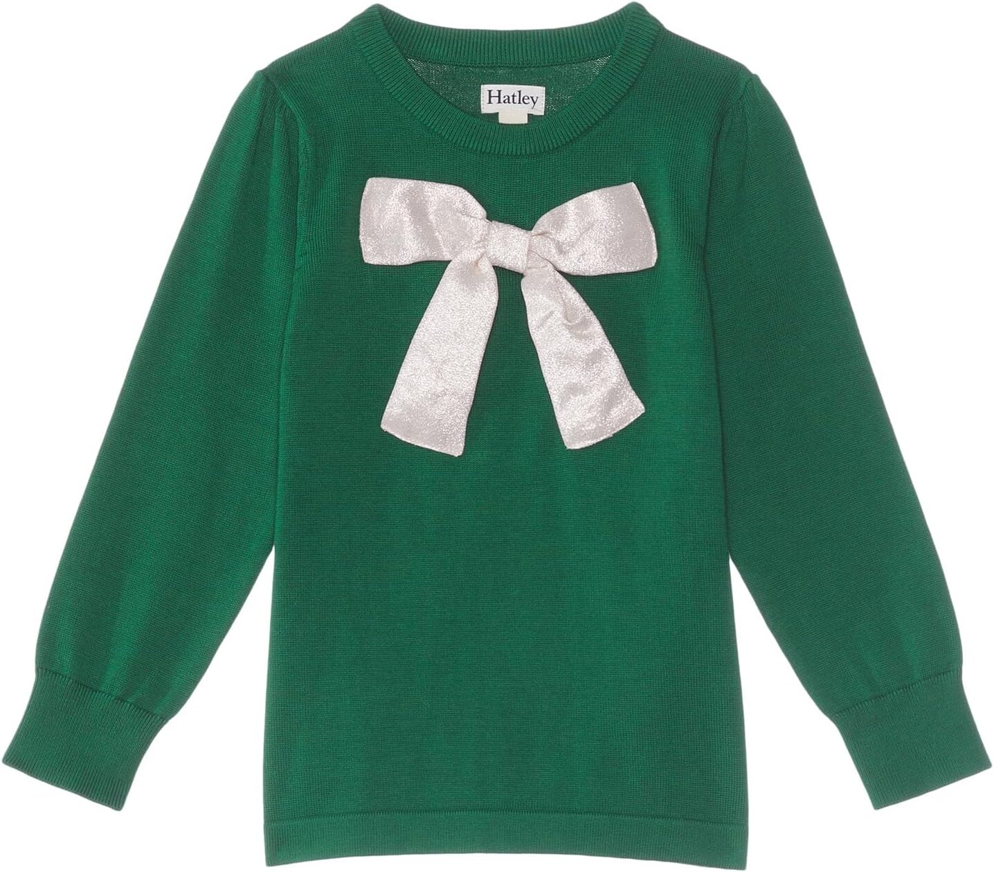 

Свитер Hatley Golden Bow Sweater Tunic, зеленый