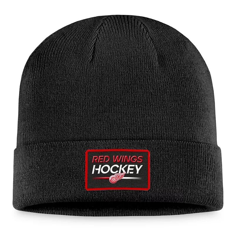 

Черная шапка с манжетами Authentic Pro Prime NHL Detroit Red Wings 2023