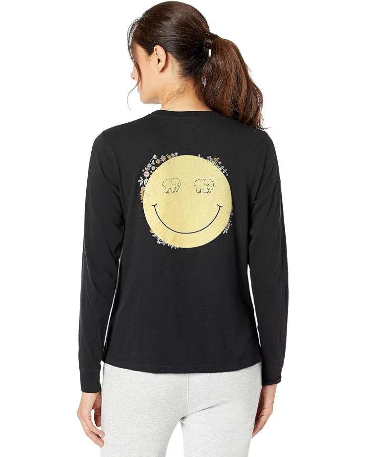 

Футболка Ivory Ella Smiley T-Shirt, черный
