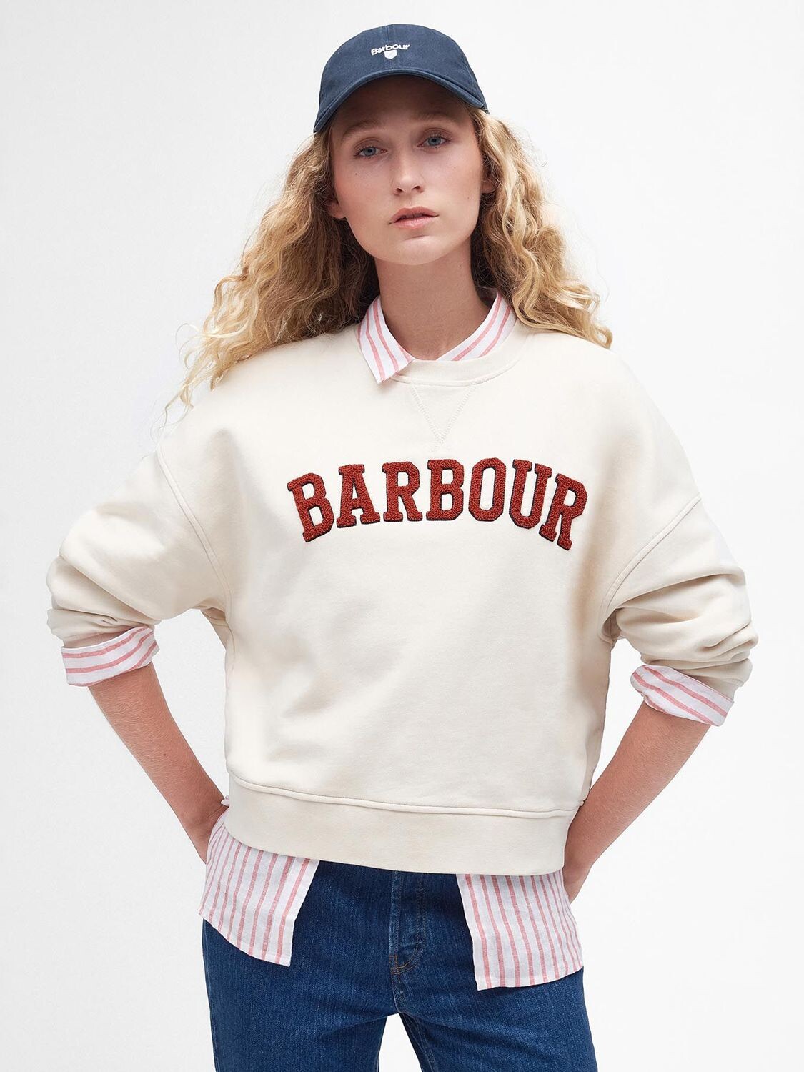 

Толстовка с логотипом Silverdale Barbour, калико