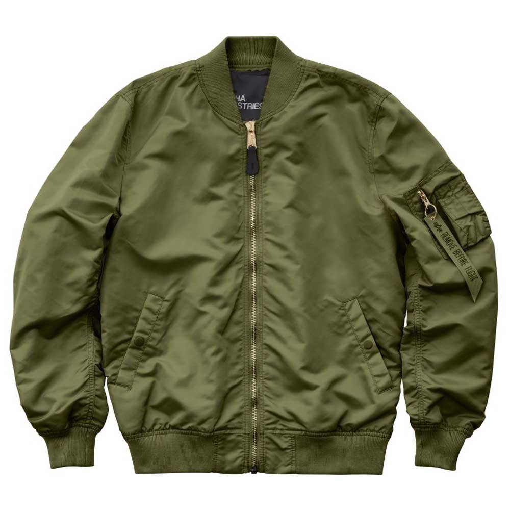 цена Куртка Alpha Industries MA-1 VF LW, зеленый