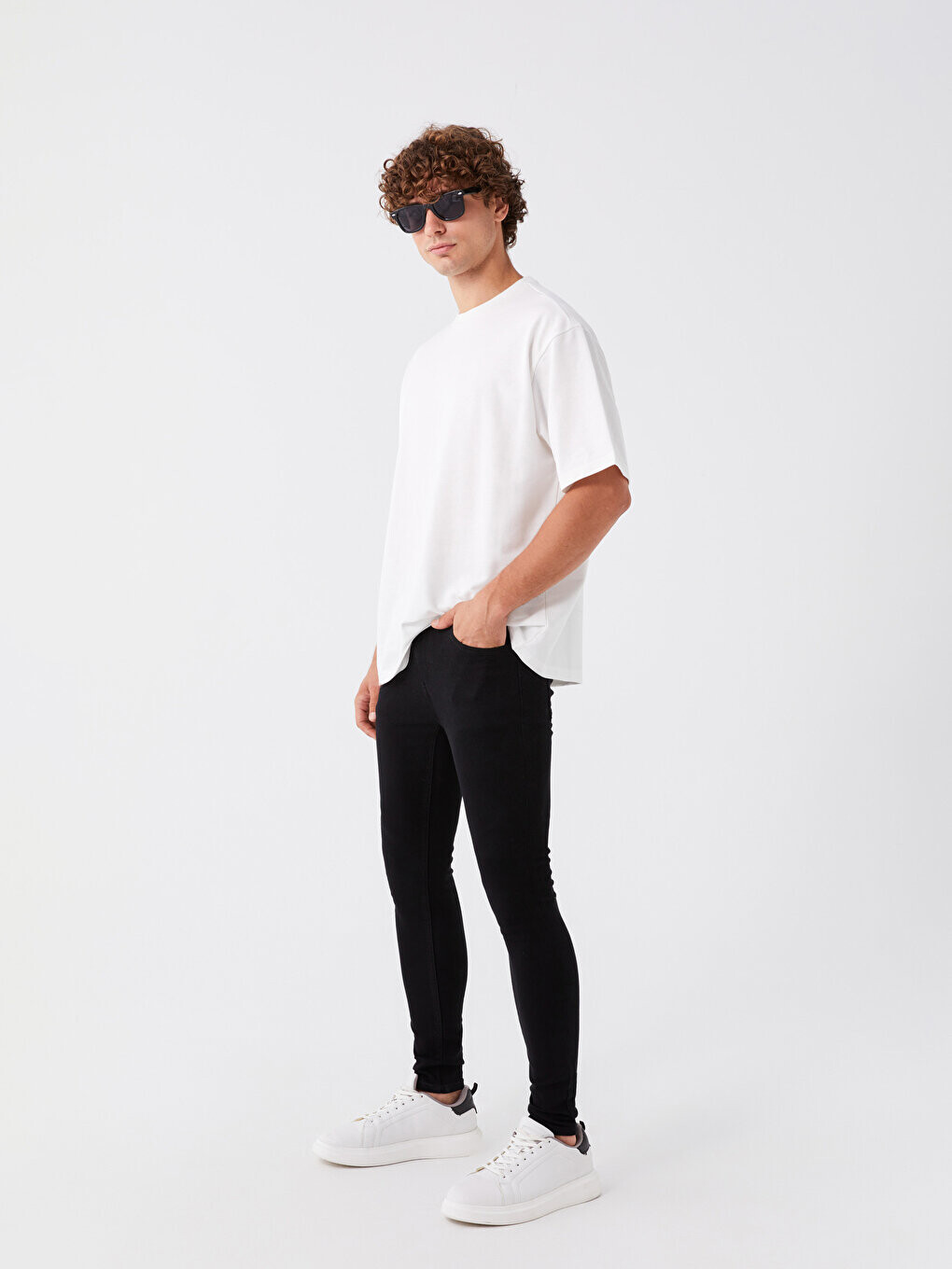 

Мужские джинсовые брюки 770 Super Skinny LCW Jeans, черное родео, Черный