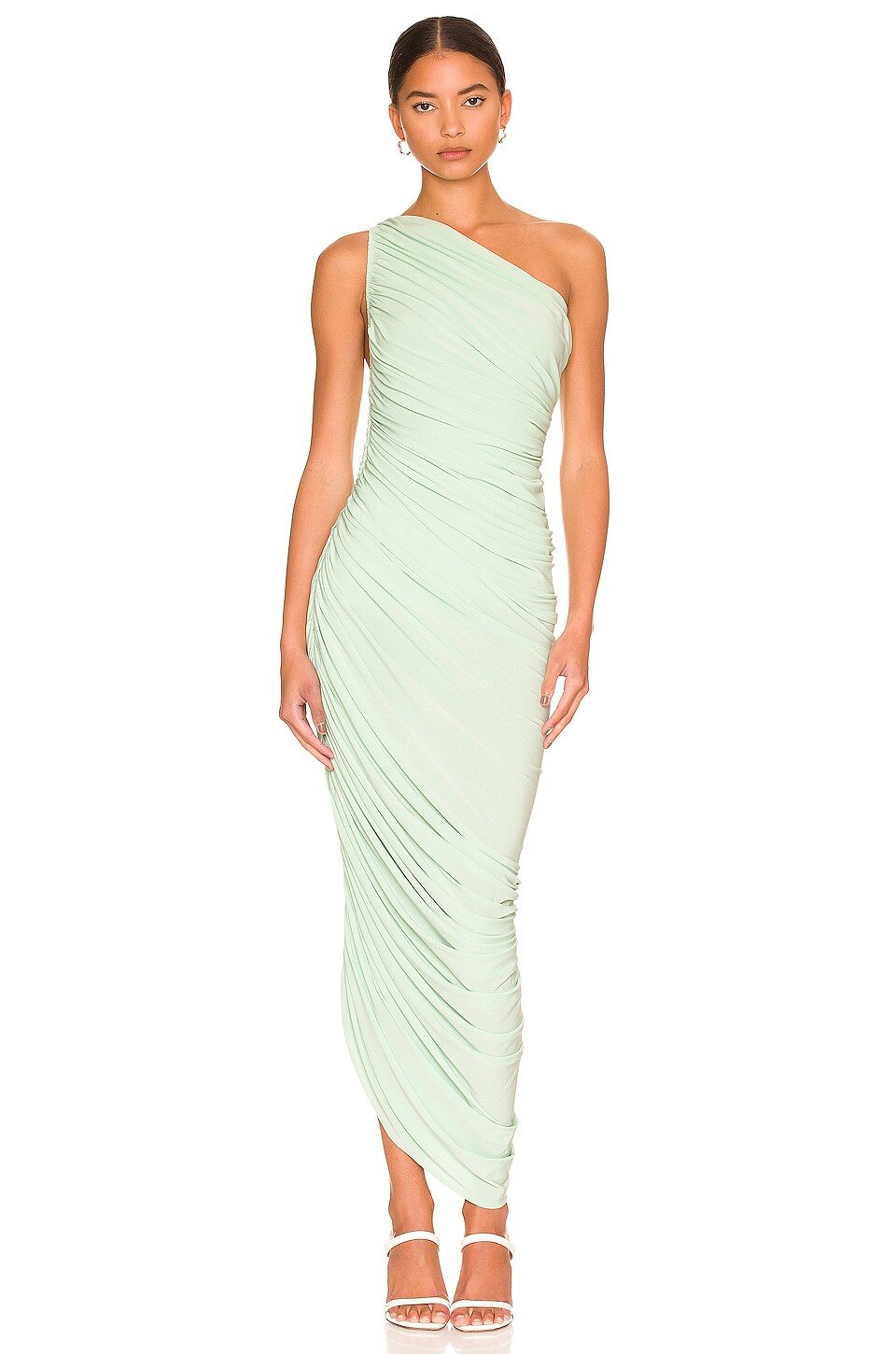 

Платье Norma Kamali Diana Gown, цвет Seafoam