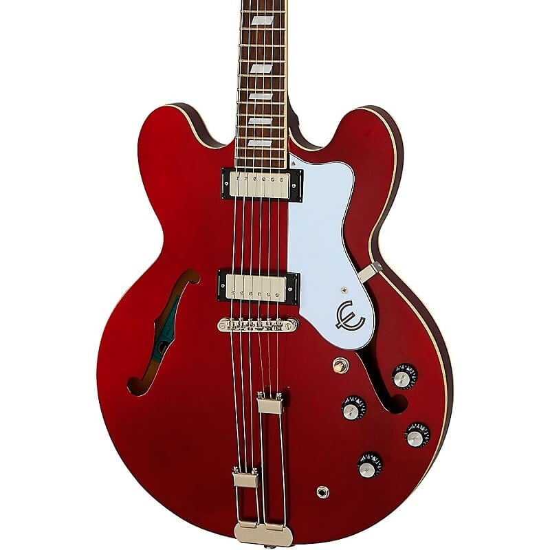 

Электрогитара Epiphone Riviera Semi-Hollow Electric Guitar Sparkling Burgundy