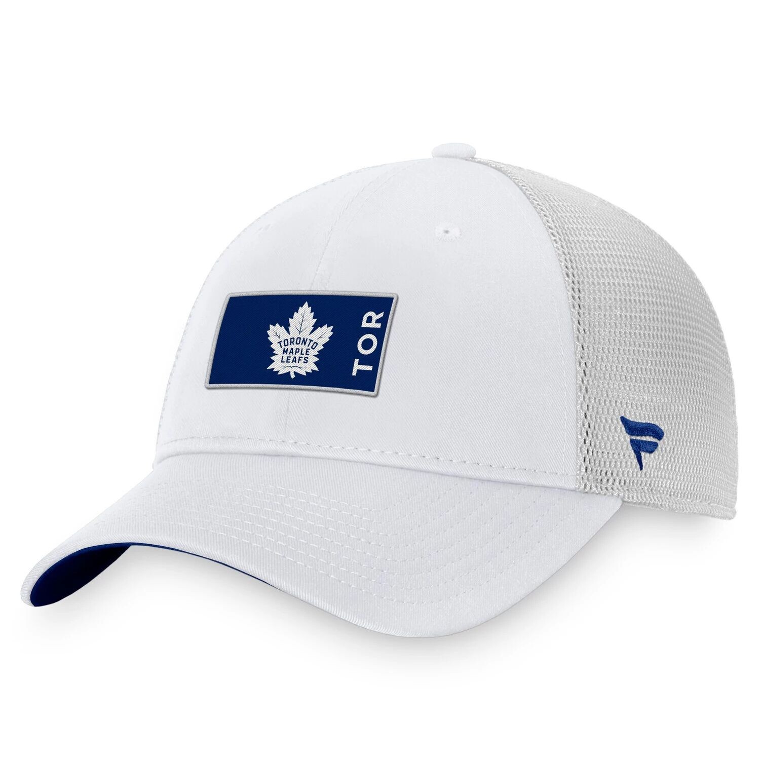 

Мужская белая фирменная кепка Fanatics Toronto Maple Leafs Authentic Pro Rink Trucker Snapback