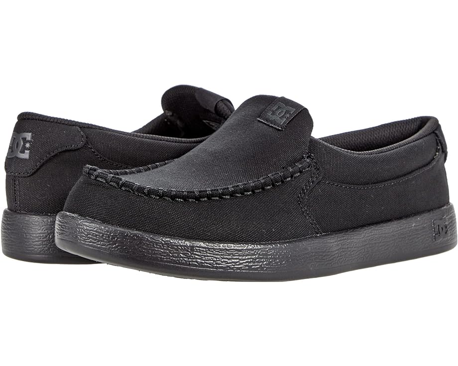 Лоферы DC Scoundrel Slip-On Casual Skate Shoe, цвет Black/Black/Black цена и фото