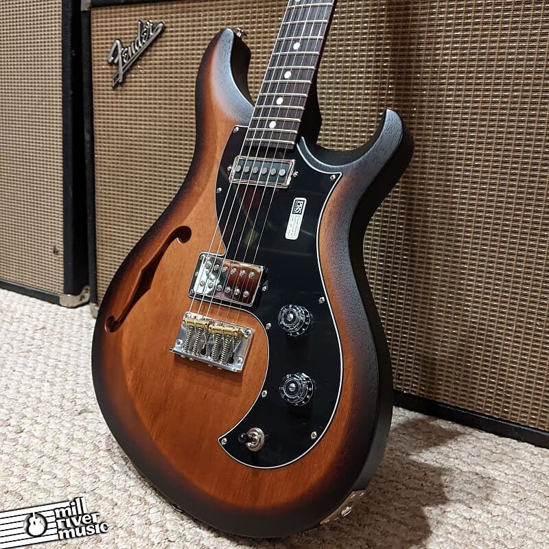 

Электрогитара Paul Reed Smith PRS Satin S2 Vela Semi-Hollow McCarty Tobacco Sunburst w/ Gig B