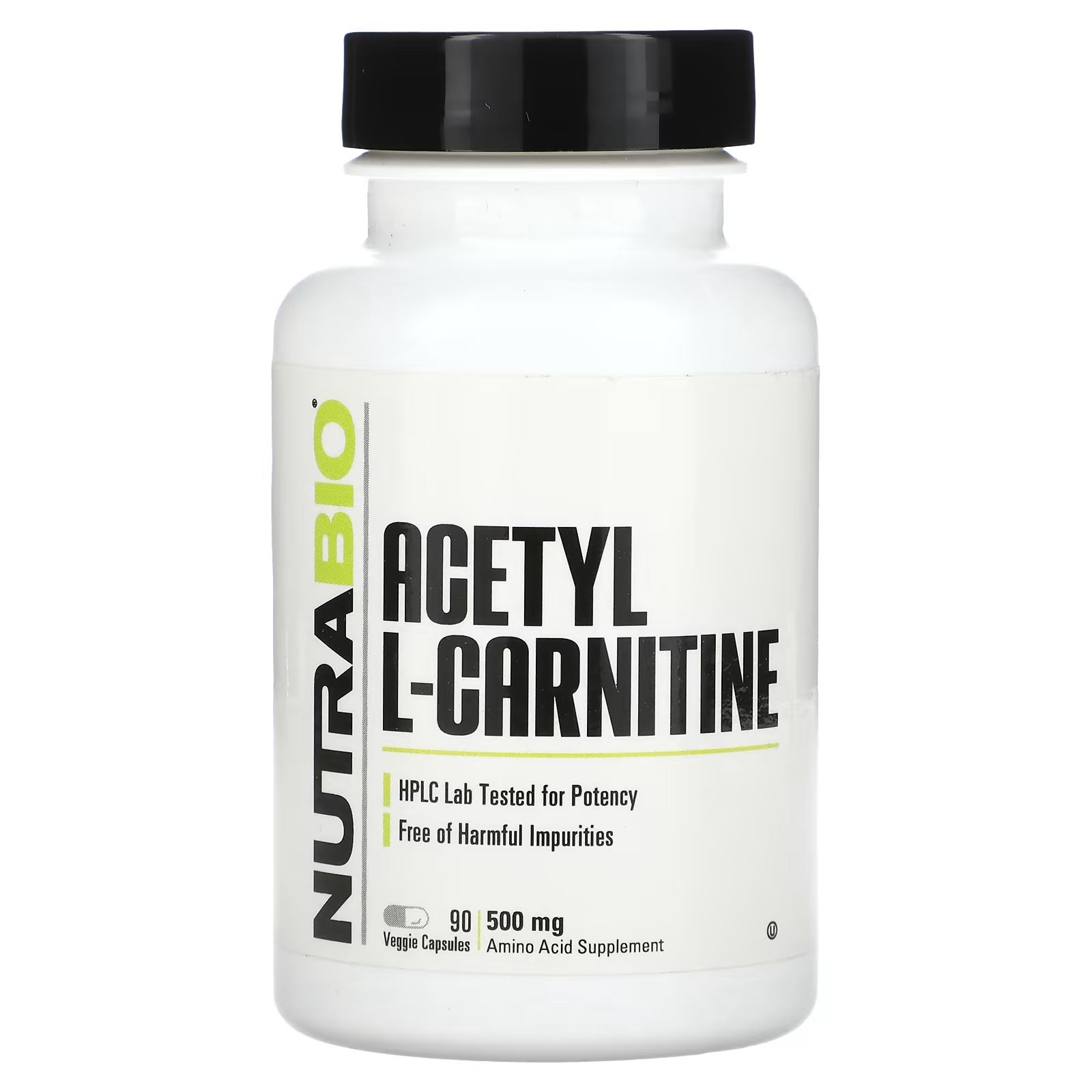 Ацетил L-Карнитин NutraBio 500 мг