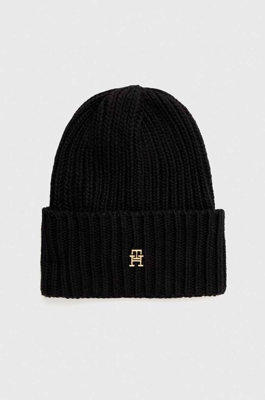 

Шапка из смесовой шерсти Tommy Hilfiger, черный