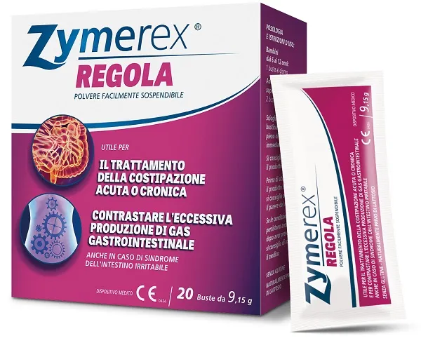 

Zymerex Регулирующая добавка от запоров, 20 пакетиков без глютена