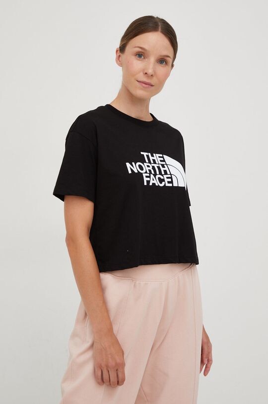 

Хлопковая футболка The North Face, черный