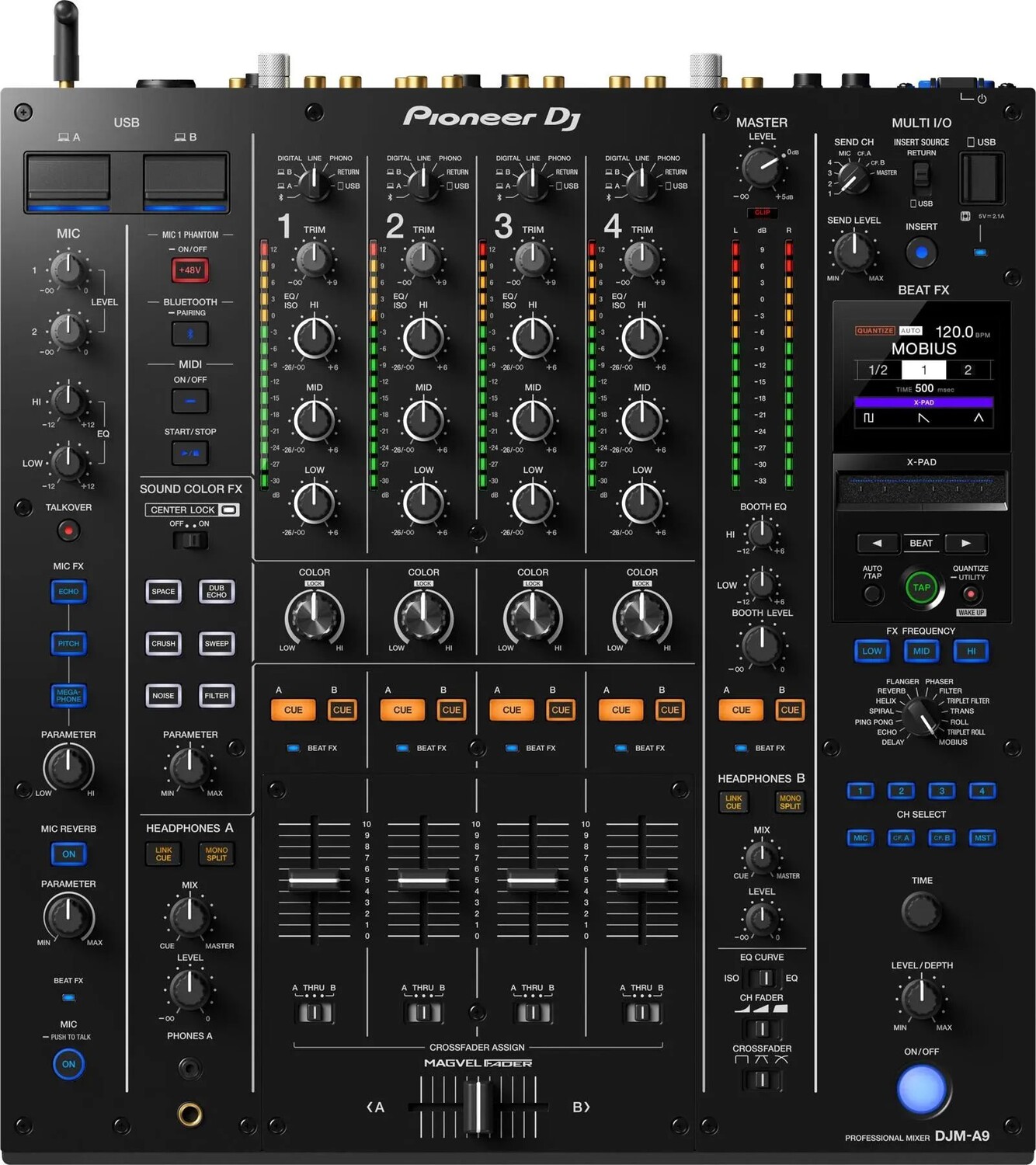 

Pioneer DJ DJM-A9 4-канальный DJ-микшер