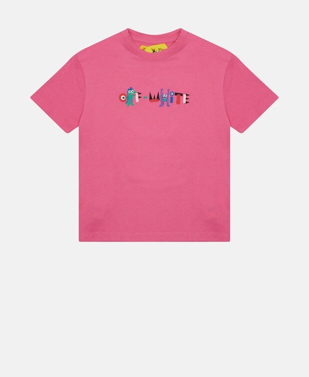

Футболка Off-White, фуксия