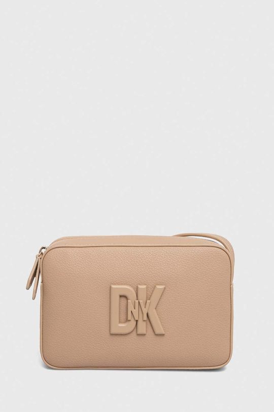 цена Кожаная сумочка DKNY DKNY, бежевый