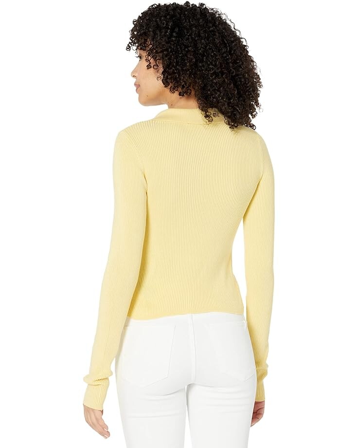 

Свитер Buffalo David Bitton Meadow Collared Rib Sweater, цвет Pale Banana