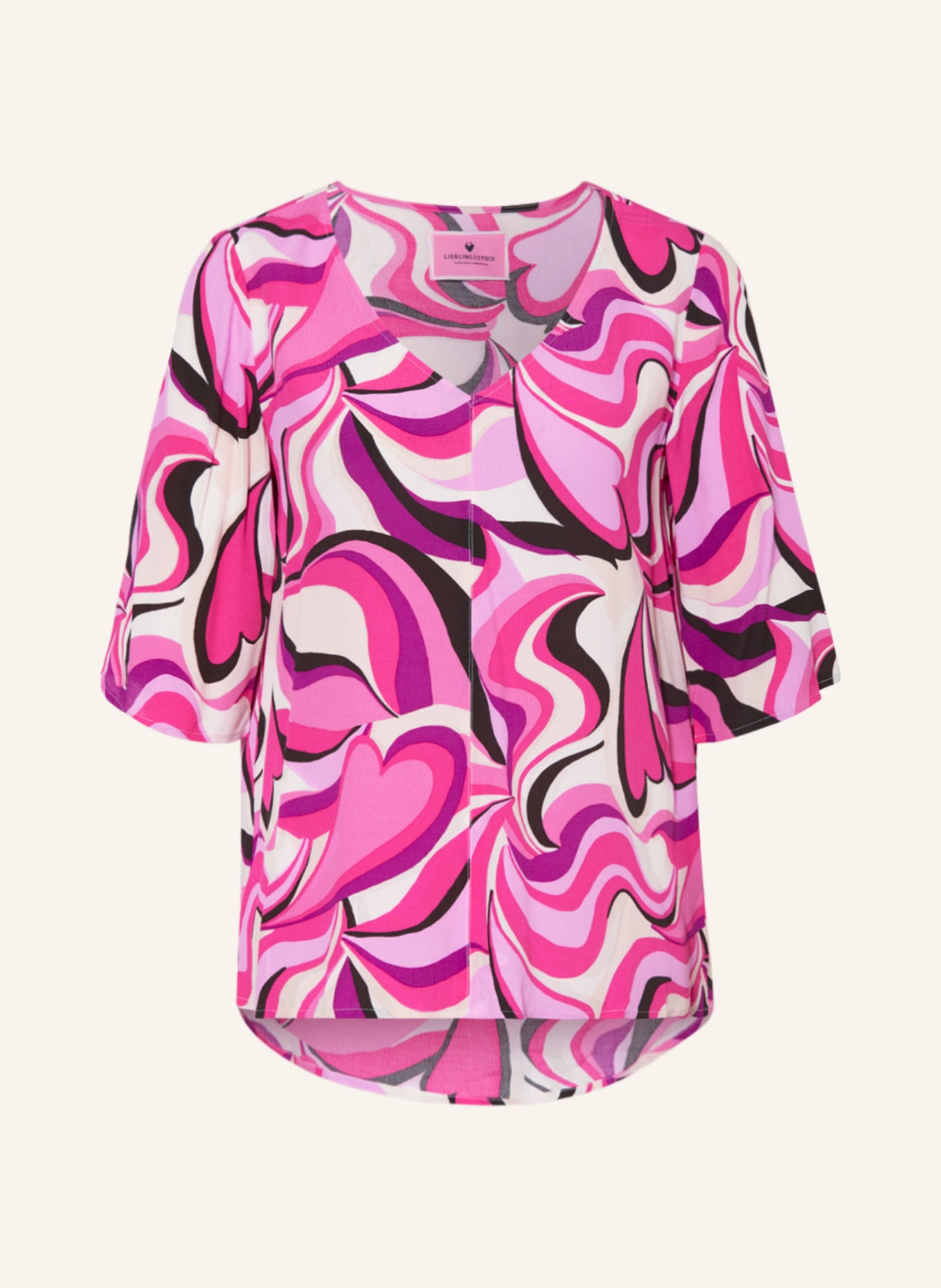 Блуза LIEBLINGSSTÜCK EVRENL, розовый