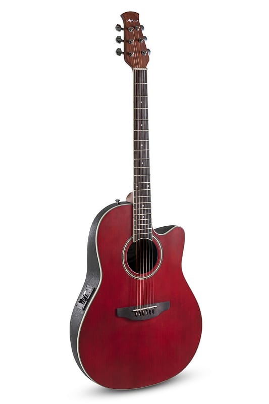 Акустическая гитара Ovation Applause Acoustic/Electric Guitar - Ruby Red Satin электроакустическая гитара ovation applause ab24ii rr mid cutaway ruby red
