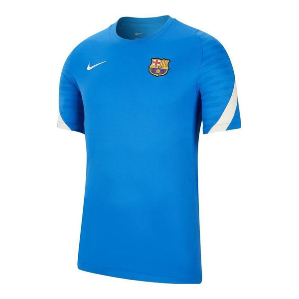 Футболка Nike FC Barcelona Strike Short-Sleeve Soccer Top 'Blue', синий футболка nike performance fc barcelona stadium short sleeve away белый красный синий