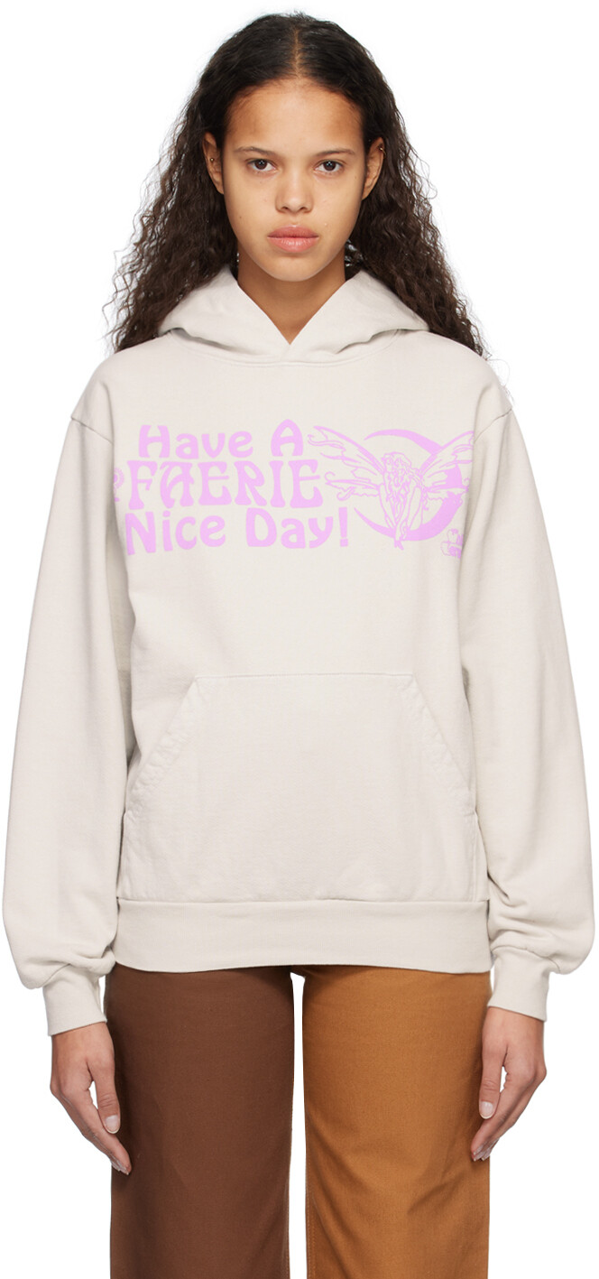 

Бежевый худи Faerie Nice Day Online Ceramics