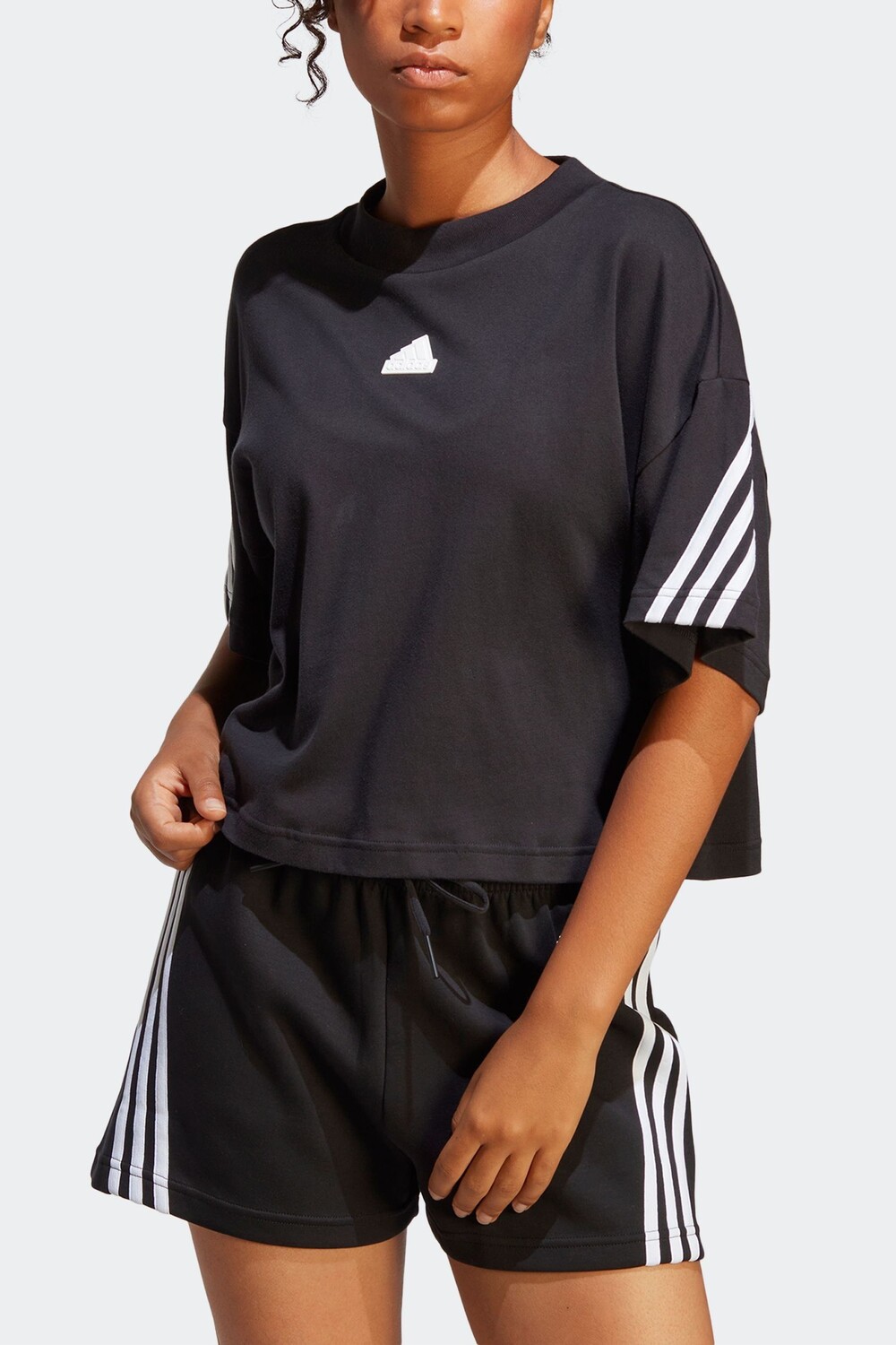 

Футболка с 3 полосками Future Icons adidas, черный