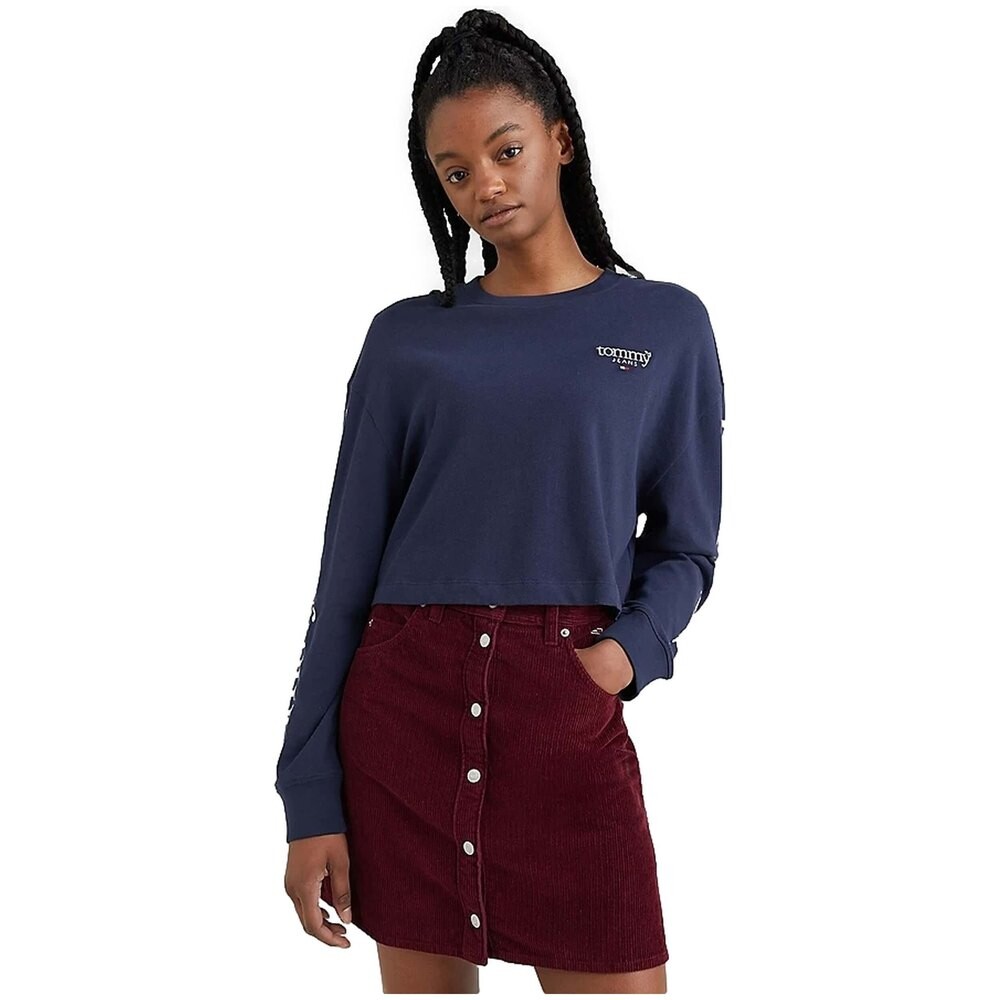 

Футболка с длинным рукавом Tommy Jeans DW0DW14369, фиолетовый