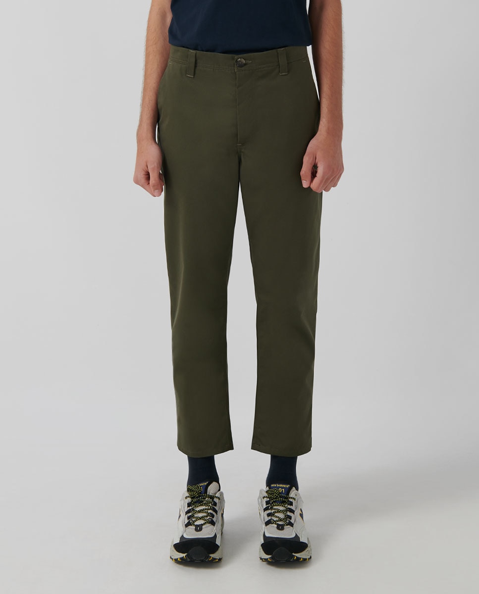 Мужские зеленые классические брюки Loreak Mendian