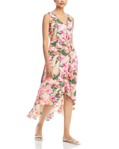 

Платье макси без рукавов Legacy Blooms Tommy Bahama, цвет Pink