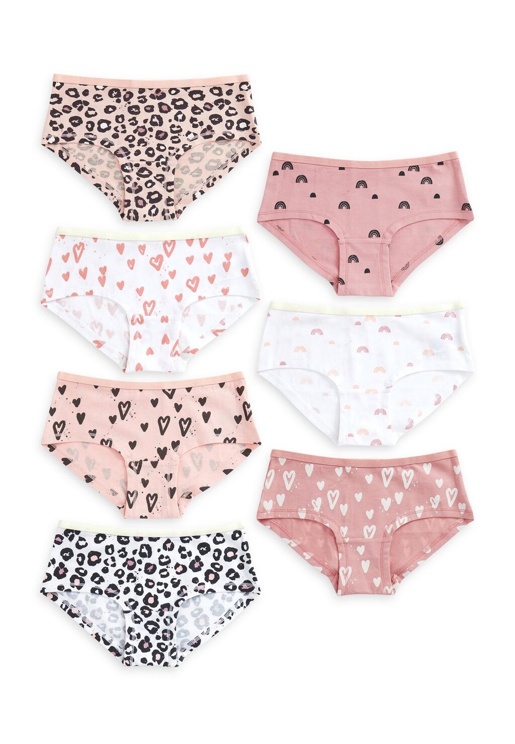 Трусы SEVEN PACK Next, цвет pink cream animal print