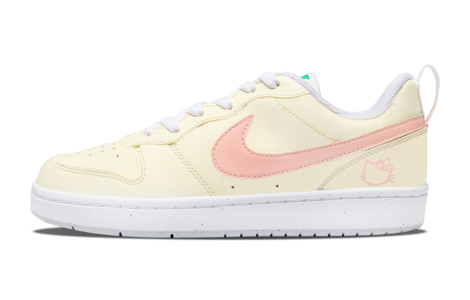 

Кроссовки Nike Court Borough Skateboarding Shoes Women's Low-top Pink, светло-желтый
