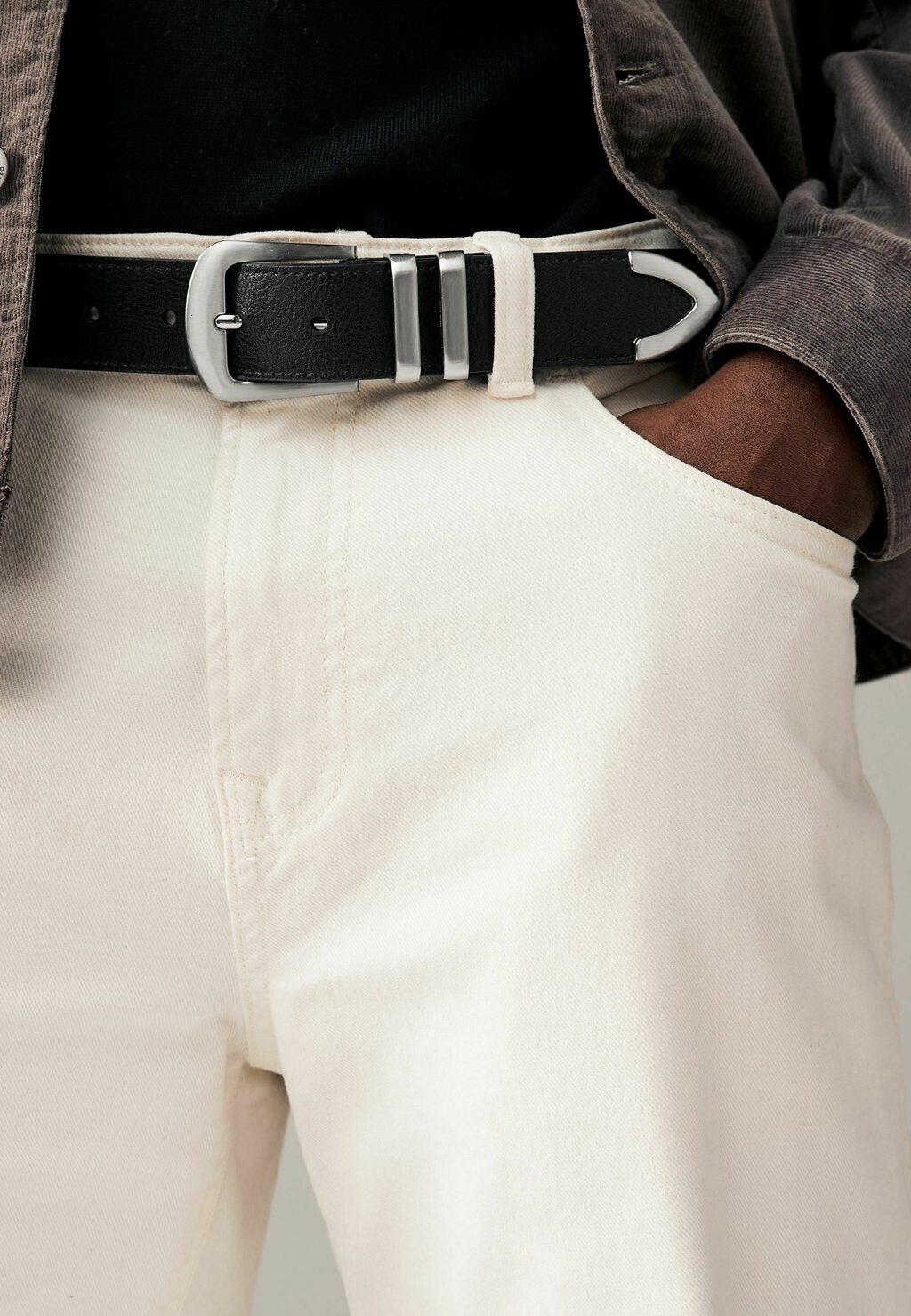 

Пояс WESTERN BUCKLE REGULAR FIT Next, черный