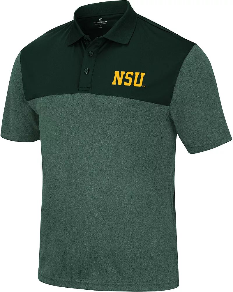 Colosseum Мужская зеленая футболка-поло Norfolk State Spartans