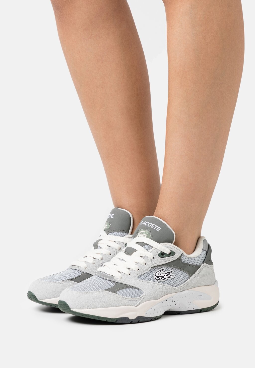 

Низкие кроссовки STORM Lacoste, светло-серый/темно-серый