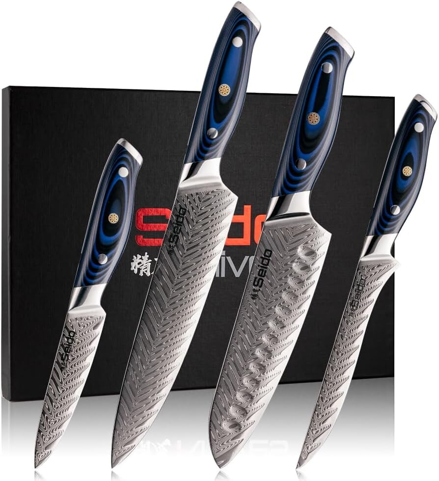 

Набор ножей Kanpeki VG10 Chef Seido Knives, 4 предмета