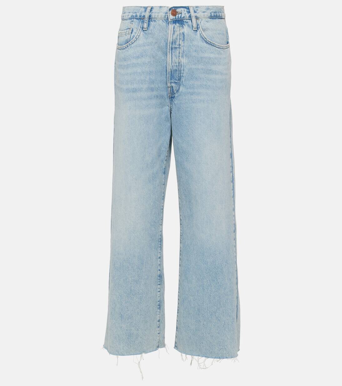 

Джинсы Le Low Baggy с широкими штанинами Frame, цвет fizz indigo